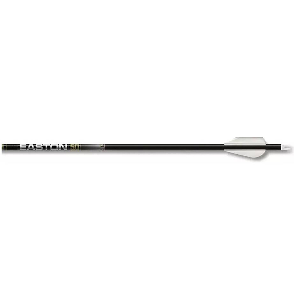 Easton Hunting Arrows 5.0 5mm w/ 50 Grain Steel Halfout PACK (6) 802038