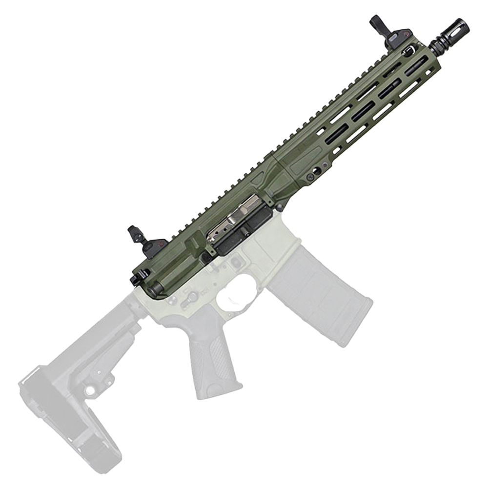 LWRC ICMKII 5.56mm 10&quot; 1/7&quot; 1/2x28 OD Green Short Barrel Rifle Upper ICMKIIU5ODG10S