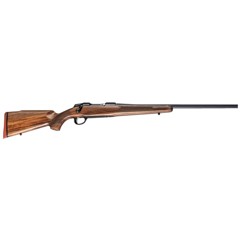 Sako 90 Hunter Blued Steel 22-250 REM No Sights 22.4  BBL 1:14 M15x1 TPI RH Std Trig 5RD Wood / Oiled Brown J04829