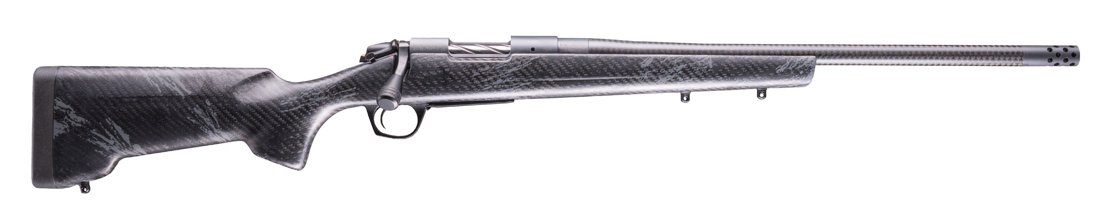 Bergara B-14 Cima CF 6.5 PRC 20&quot; 1:8 Threaded 5/8x24 Carbon Fiber Bbl w/ Omni Muzzlebrake &amp; Fluted Bolt Rifle B14SM1209CF