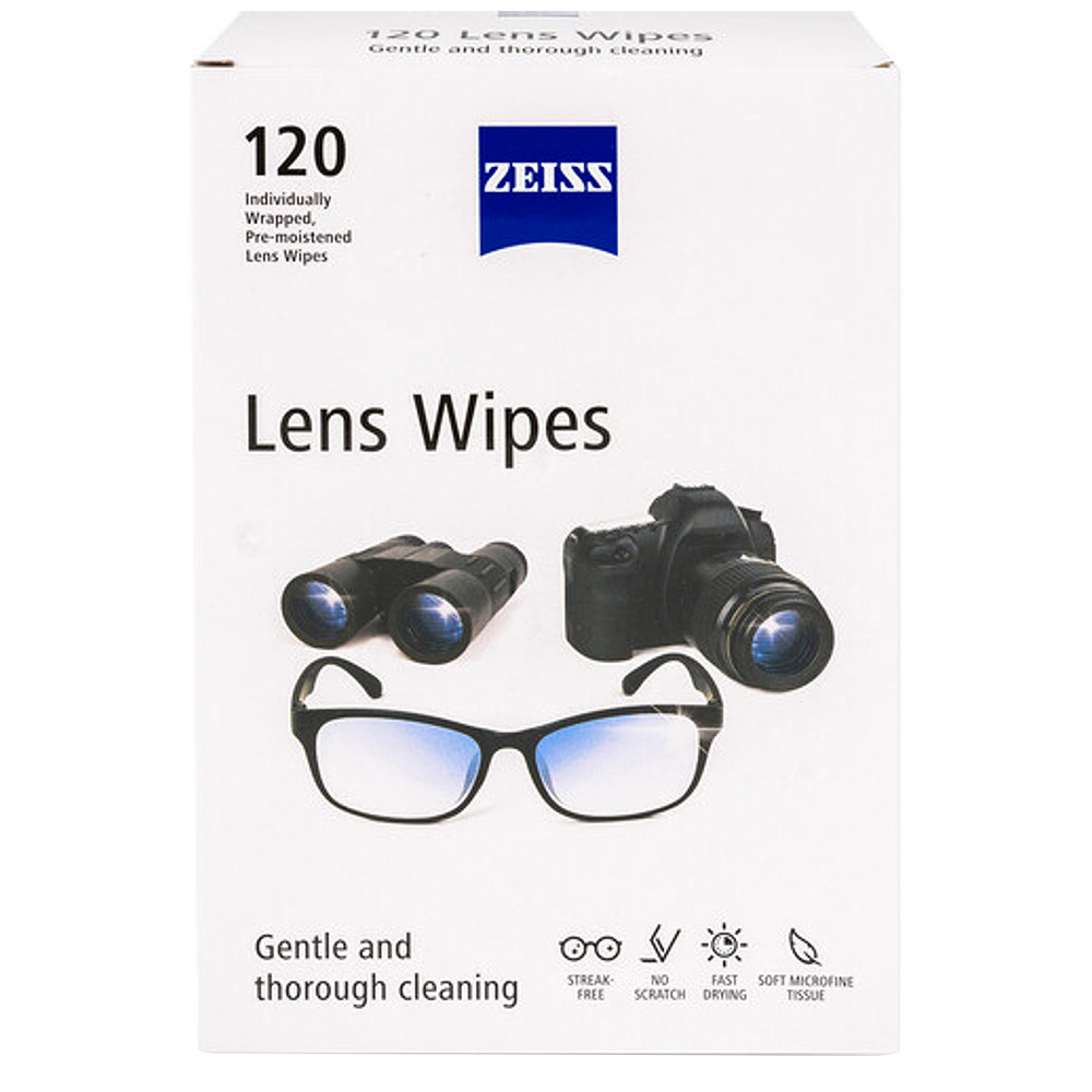 Zeiss 120ct Box Lens Care Wipes 2451-374