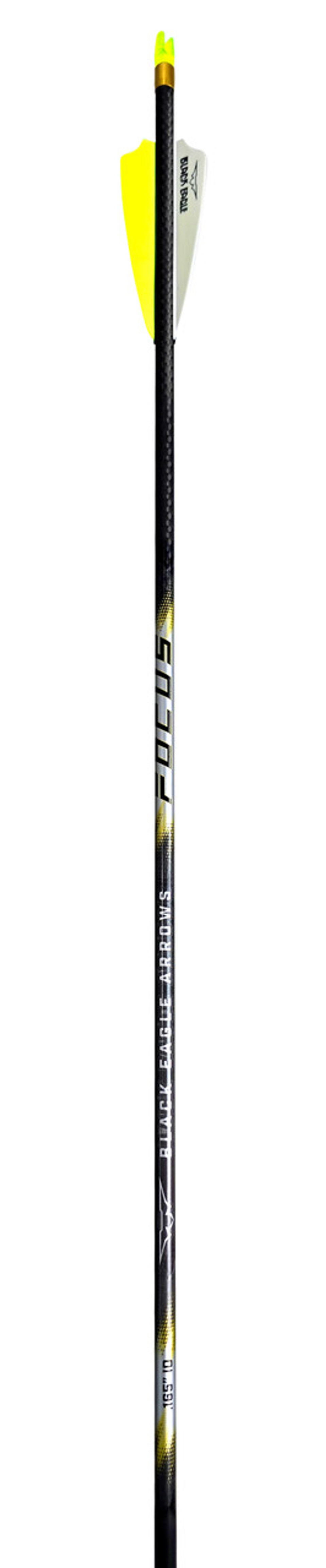 Black Eagle 15/64&quot; Factory Fletched Arrow FOCUS Fletched 6 Pk .001&quot;-400 32917