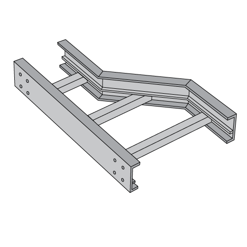 Fiberglass Cable Tray Left Hand Reducers [LH]