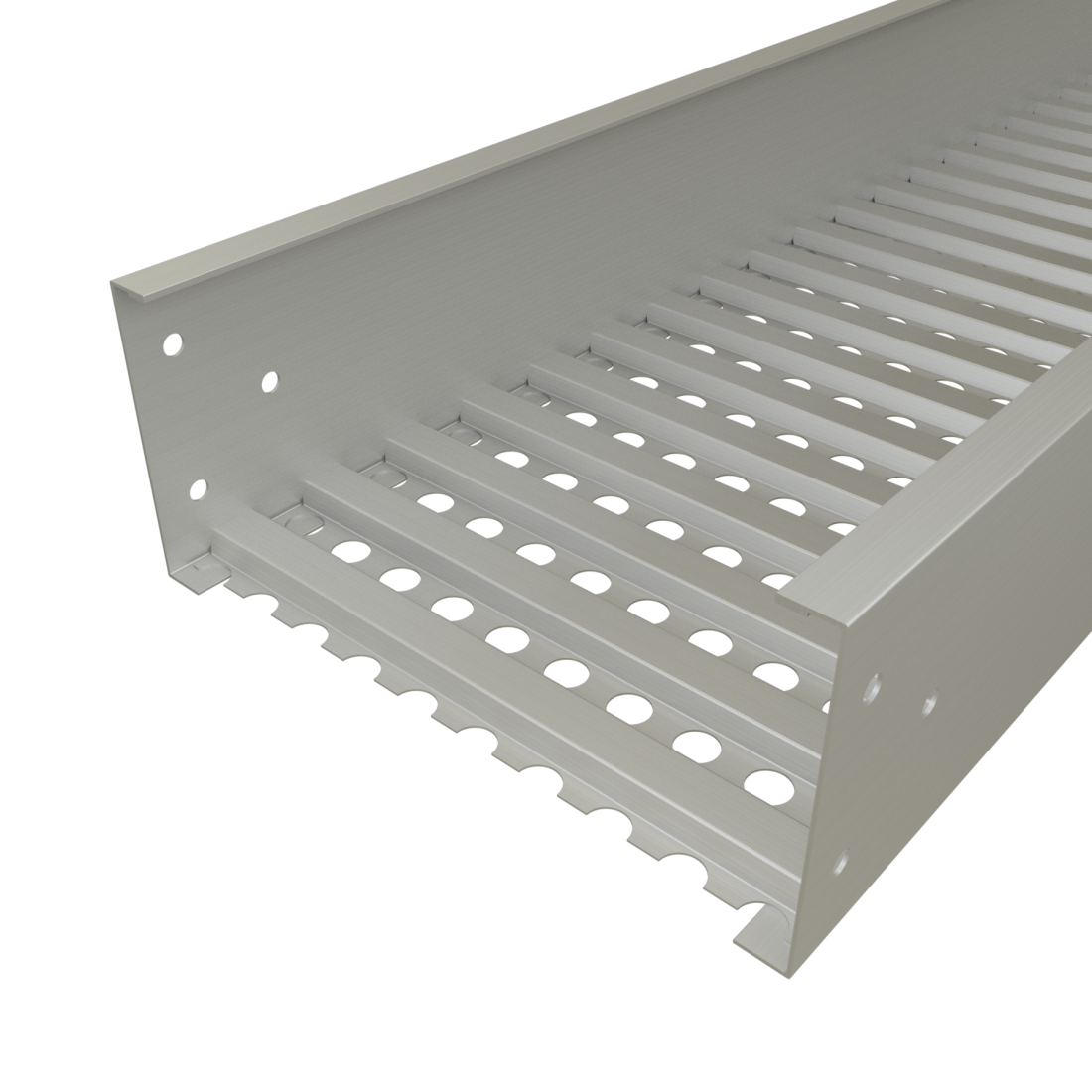 Aluminum Trof Cable Tray - Solid or Ventilated
