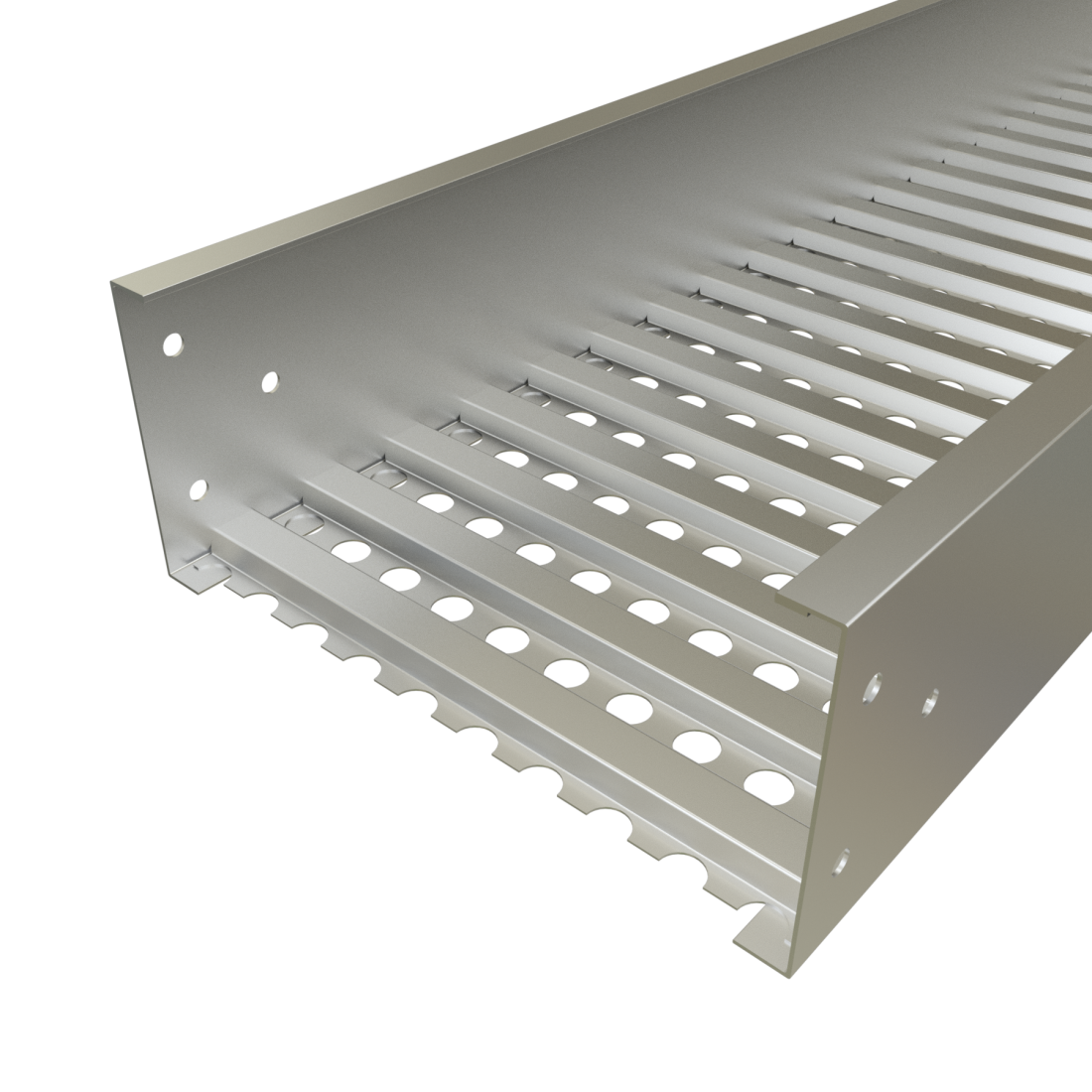304 Stainless Steel Trof Cable Tray - Solid or Ventilated