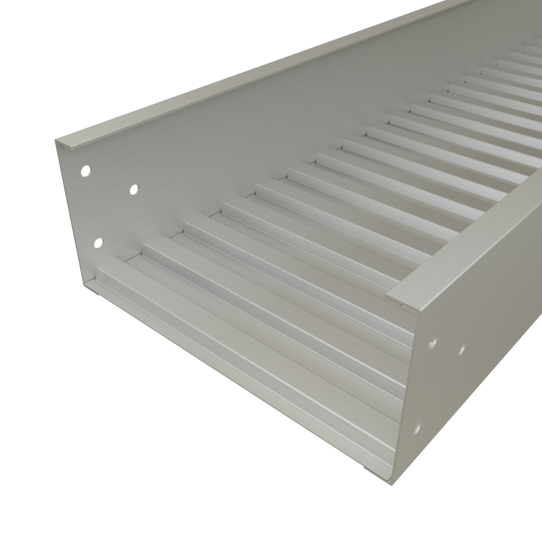 Aluminum Trof Cable Tray - Solid or Ventilated