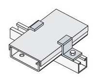 Aluminum Channel Cover Clamp & Hold-Down