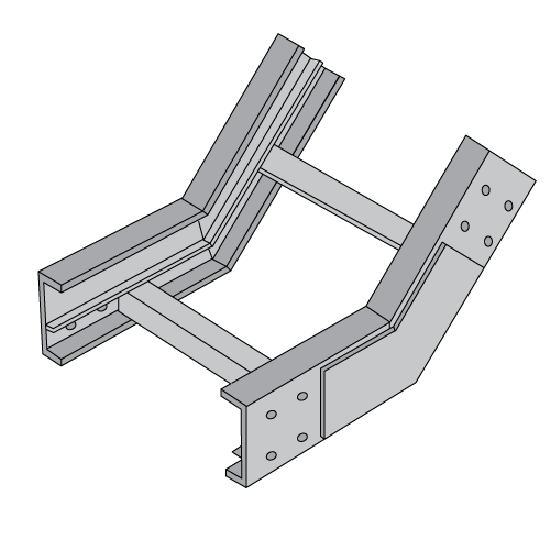 Fiberglass Cable Tray Inside Vertical Elbows 45° [4I]