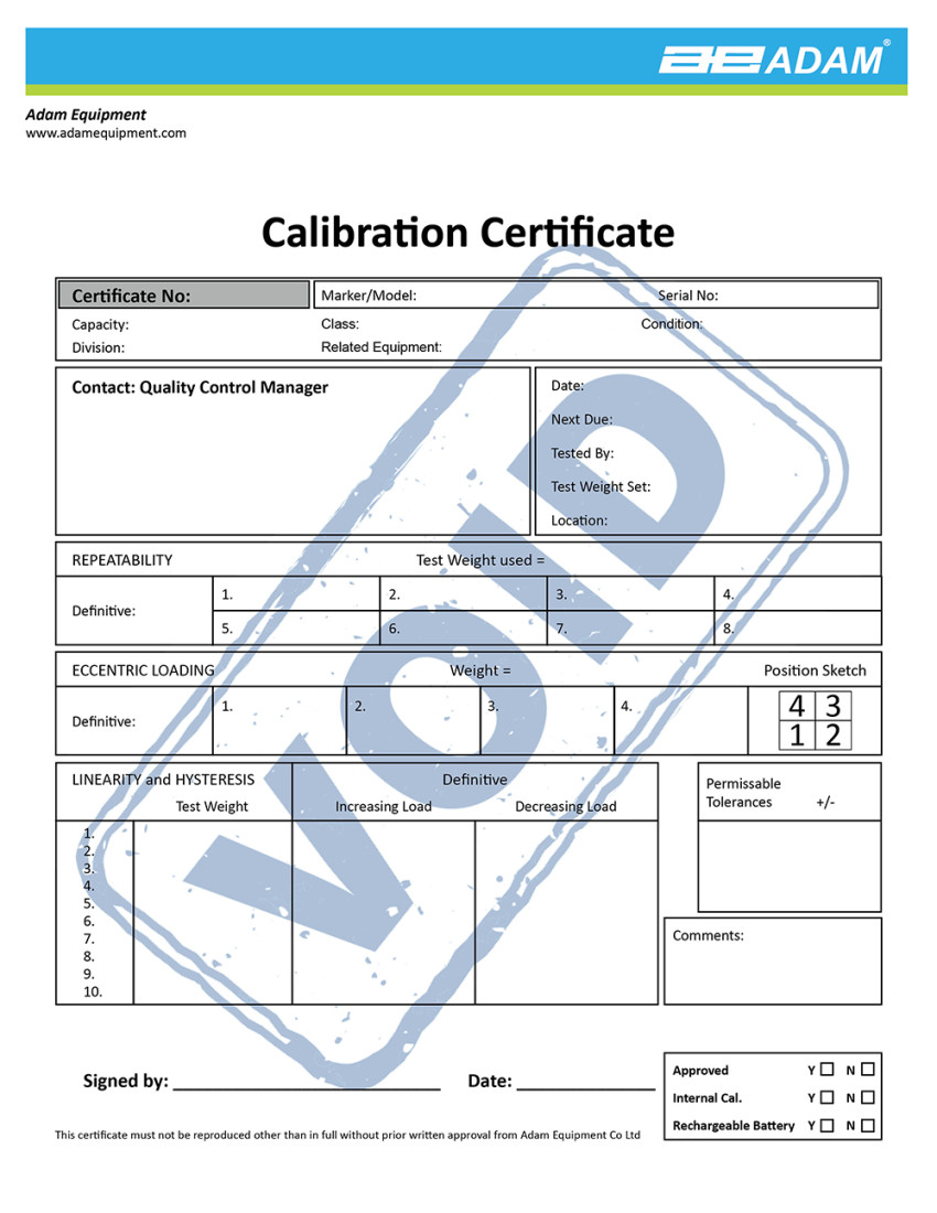 700660289 Calibration certificate
