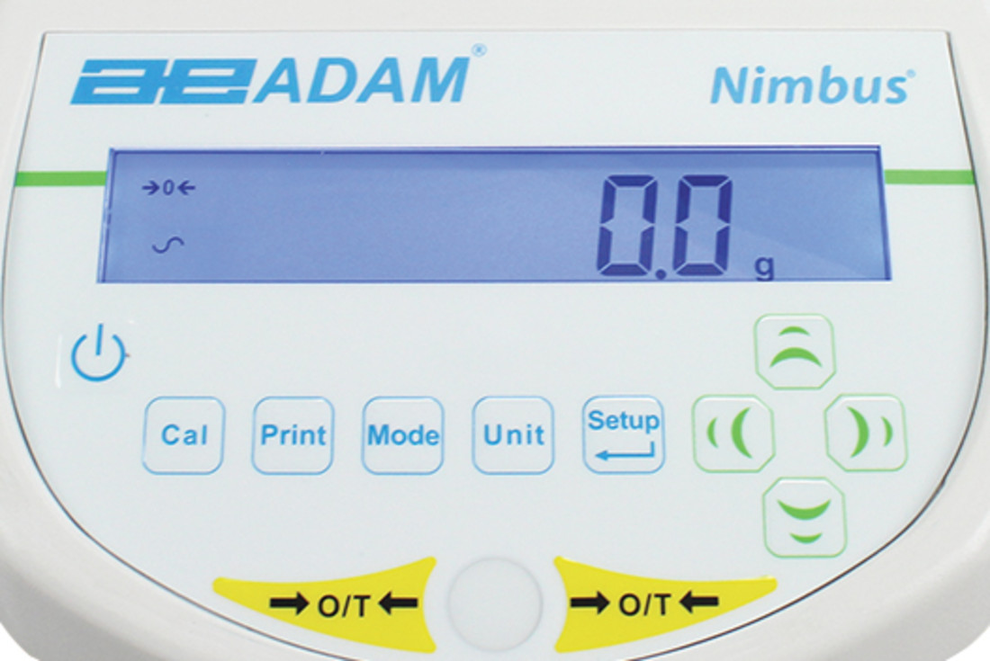 Sealed keypad protects against dirt and spills