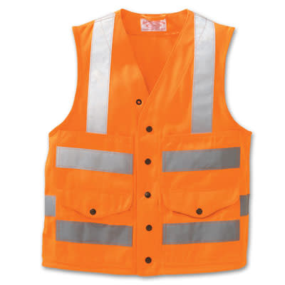 Filson XS Orange Reflective Cruiser Vest FIL-10364-BZ