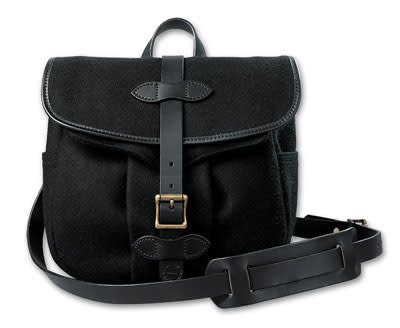 Filson SM Black Wool Field Bag FIL-70100-BL