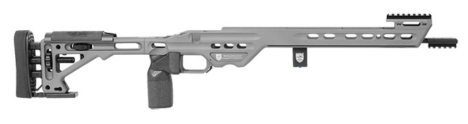 Masterpiece Arms BA Comp Chassis Rem700 SA RH Tungsten