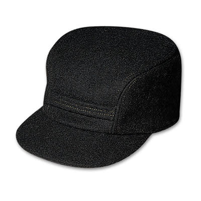Filson 2XL Black Mackinaw Cap 60040