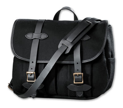 Filson MD Black Wool Field Bag FIL-70103-BL
