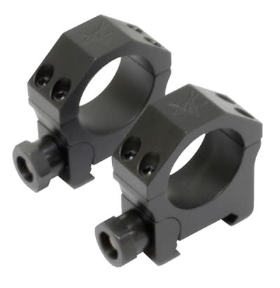 Volquartsen Nova Alloy Black 1" Low Scope Rings