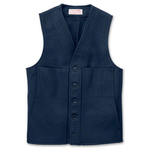 Filson Mackinaw Wool Vest Navy 48 10055