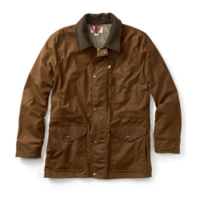 Filson Cover Cloth Mile Marker Coat Brown MD 10409