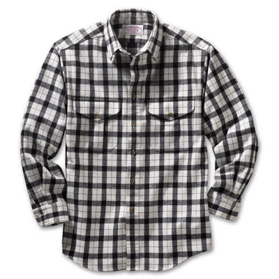 Filson SM Cream/Black Alaskan Guide Shirt 12006-CB