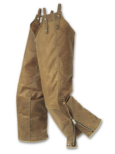 Filson Husky Tan Double Tin Zipper Leg Chaps 14024