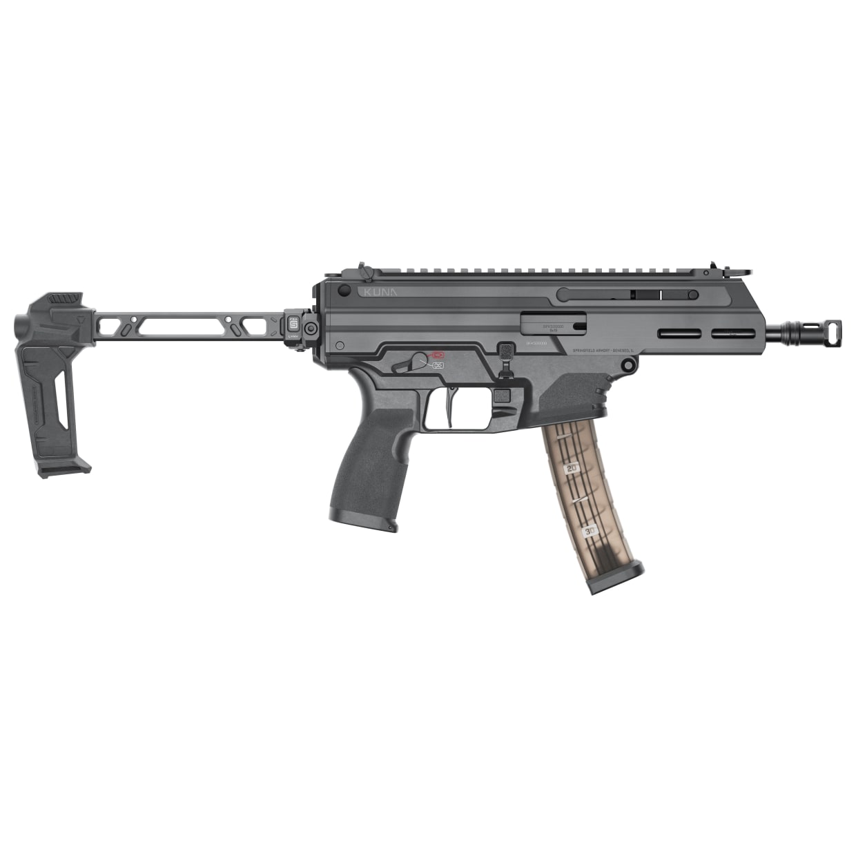 Springfield Armory Kuna 9mm 6.1" Black FSA Brace 30rd KN9069B-FSA-img-0