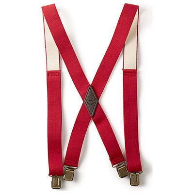 Filson Regular Red Clip Suspenders 30080