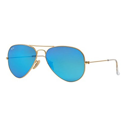 Ray-Ban Aviator Large Metal Matte Arista Grey Mirror Blue 0RB3025-1121755
