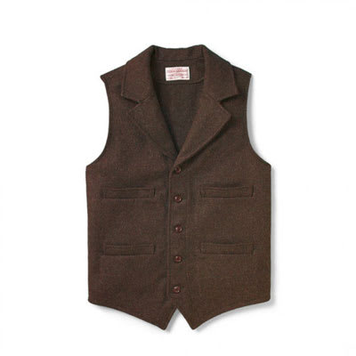 Filson Western Vest Brown XXXL FCO-003701 FIL-10682-Brown-XXXL