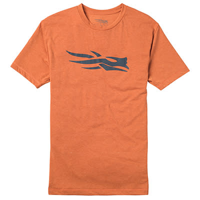 Sitka Logo Tee SS Burnt Orange Small|20046-BO-S