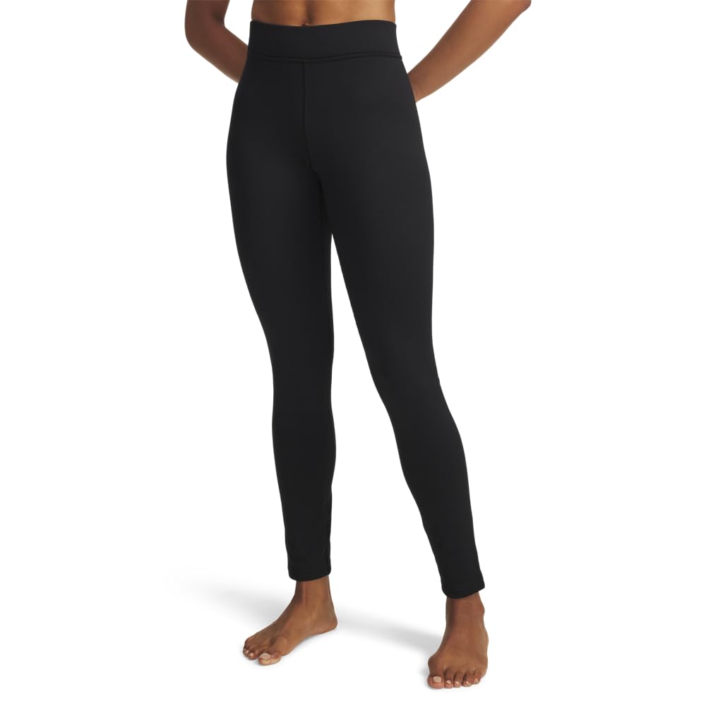 Under Armour Women's Coldgear Base 4.0 Black/White Leggings 6004067-00200 - Main Image
