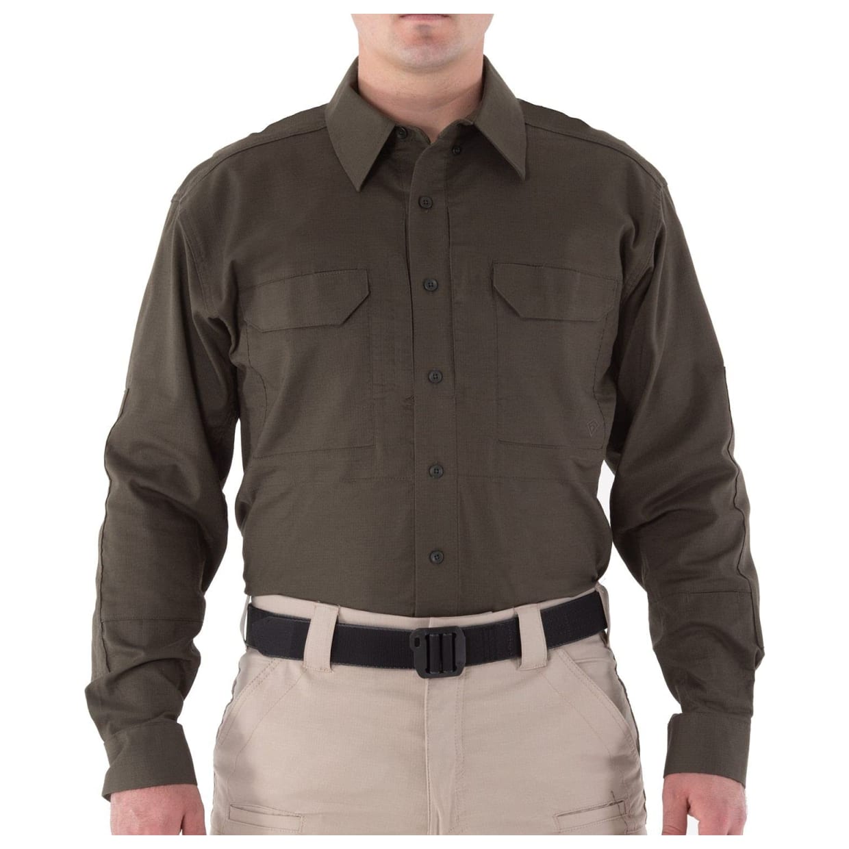 First Tactical Men's V2 Tactical Long Sleeve Shirt Olive Drab Green 111006-830 - Main Image