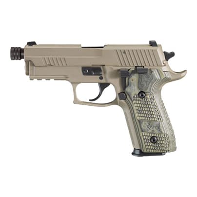 SCORPION, Elite, Flat Dark Earth Finish, Beavertail, SRT, SLITE, Hogue Extreme G10 Grips---Same as P E29R-9-SCPN-TB