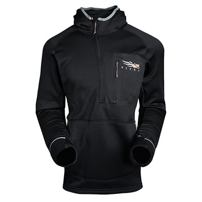 Sitka Solids Ws Fanatic Hoody Sitka Black X Large 70010-BK-XL