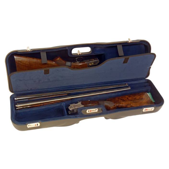 Negrini Deep 2 Gun 3 Barrel 34-5/8" Case Black/Blue 1646LR-3CC/4764