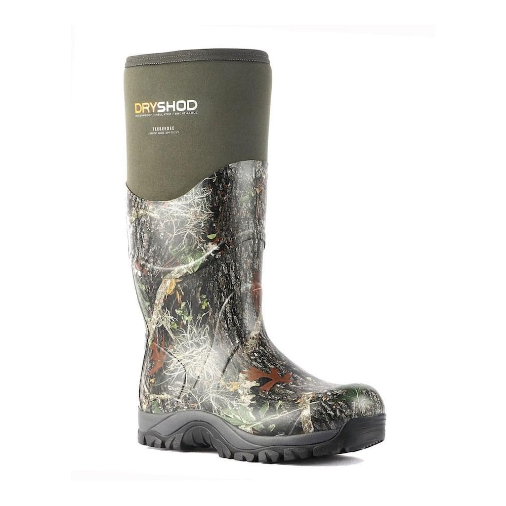 Dryshod TeeBeeDee Camo/Dark Green Men's Size 14 Boots TBDMHCMM14