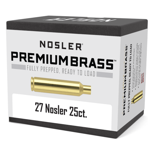 Nosler Premium Brass Box - 27 Nosler (25ct) 10145