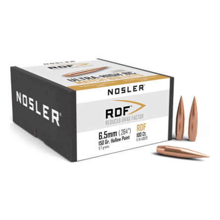 Nosler RDF RDF - 6.5mm 150g HPBT (100ct) Bullets 49826