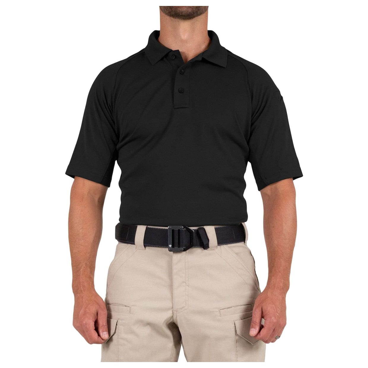First Tactical Men's Performance Short Sleeve Polo Black 112509-019 - Main Image