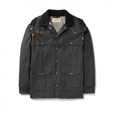 Filson Lt Wt Dry Cloth Cruiser Black L FCO-003885 FIL-10713-Black-L