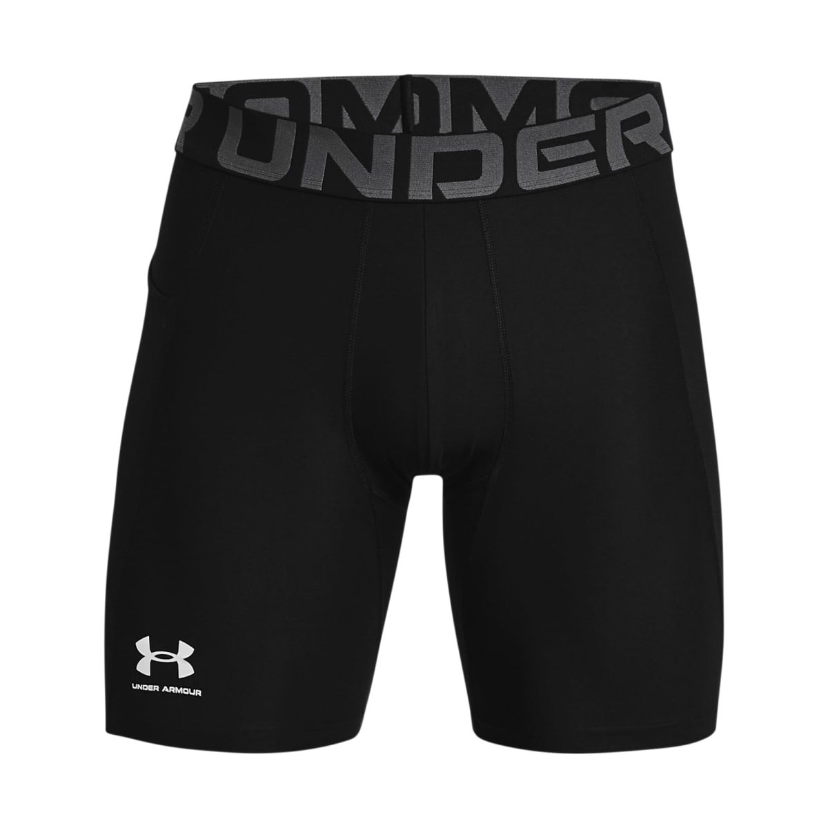 Under Armour Men's Heatgear Armour Black/White Shorts 1361596-00100 - Main Image