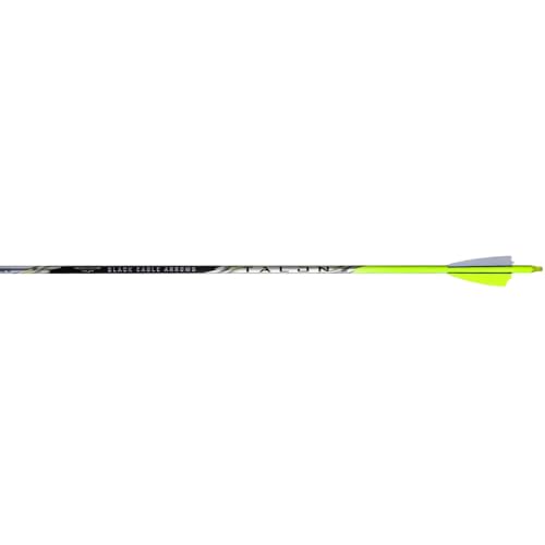 Black Eagle 19/64" Factory Fletched Arrow Talon 2.5" Shield Cut 6 Pk .001"-350 33871