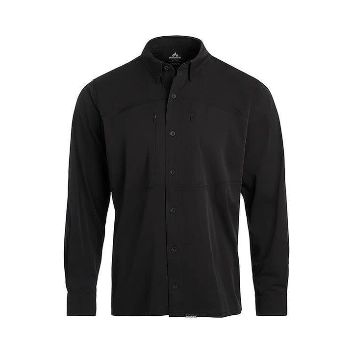 Pnuma Outdoors Shooter Shirt Long Sleeve, Meteor Color 2XL SS-LS-MT-2XL