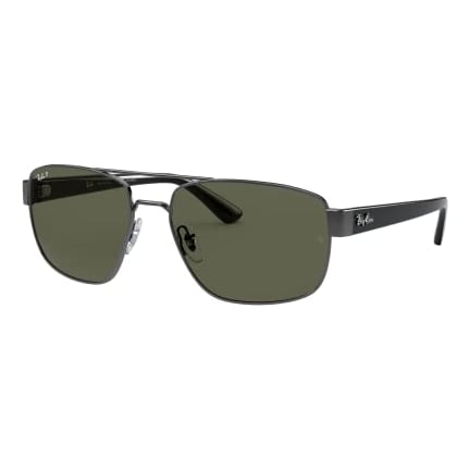 Ray-Ban Gunmetal G-15 Green Polar 0RB3663-0045860