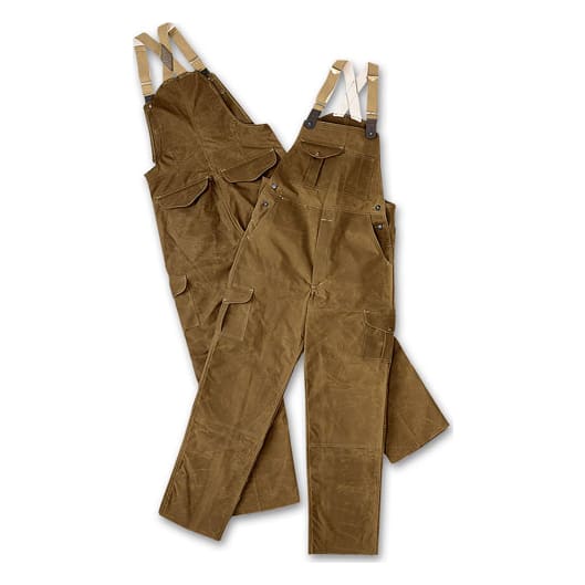Filson 40 Tan Oil Finish Double Tin Bibs 14018