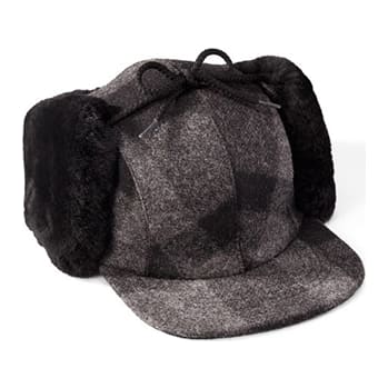 Filson Double Mackinaw Cap GrayBlack XXL FCO-015487 FIL-60041-GrayBlack-XXL