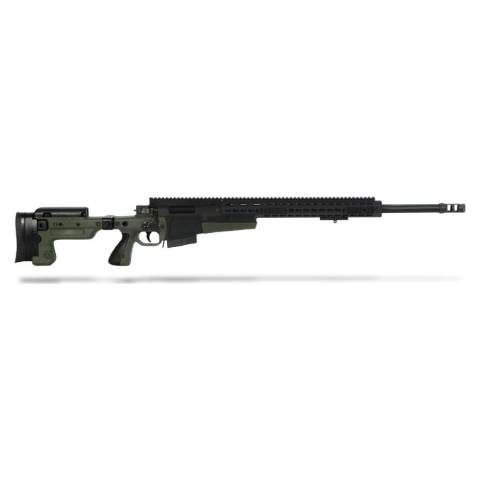 AX .308 24" 5R Plain Barrel, SAS Brake, Green, Flush Cups, Target Butt, 16" tube