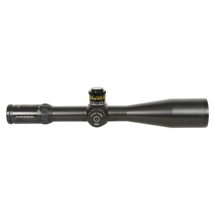 Schmidt Bender PMII 12-50x56 P P3 Mildot 1/4 MOA DT CCW FFP