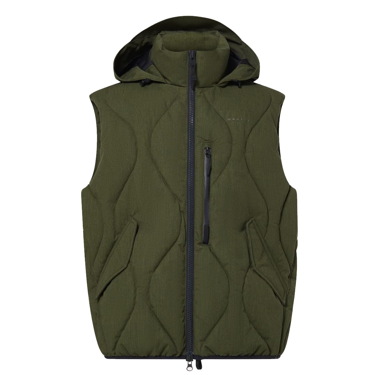 Oakley Men's Army Green L Lifestyle Baldface Puffer Vest FOA407406-7CE-L - Main Image