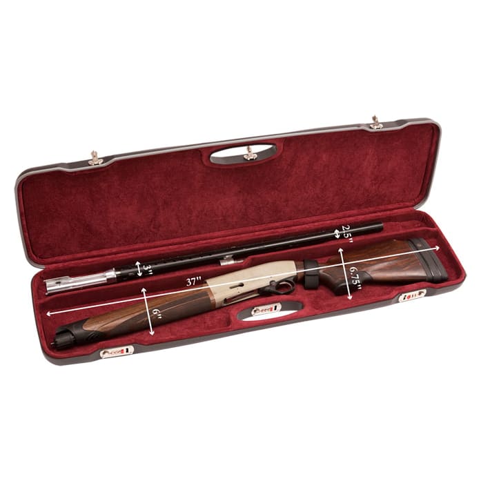Negrini One Gun Semi-Auto/Pump 36" Case Black/Red 1607ALR/4791