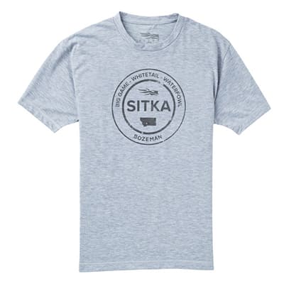 Sitka Sitka Seal Tee SS Heather Grey XXX Large 20083-HG-3XL